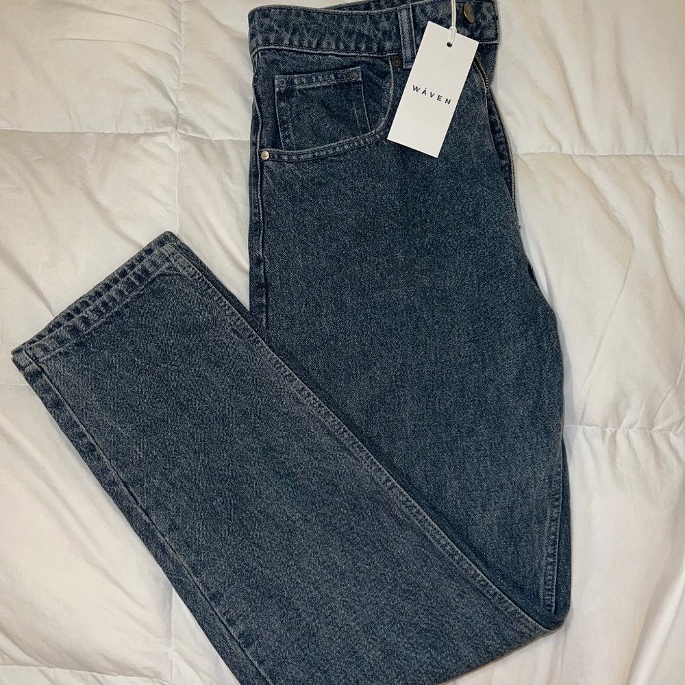 Super High Waist Straight Jeans
